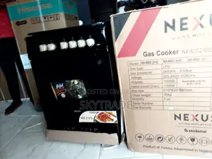 Stylish Nexus Turkey Four Burner Gas Cooker + Oven (Nx-6003)