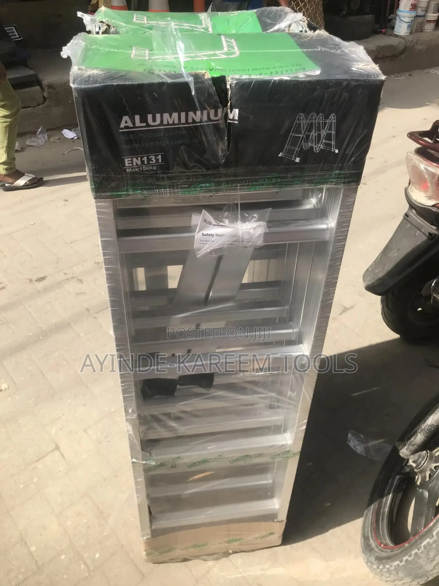 Aluminum Multipurpose Foldable Ladder 4 X 4 16steps (150kg)