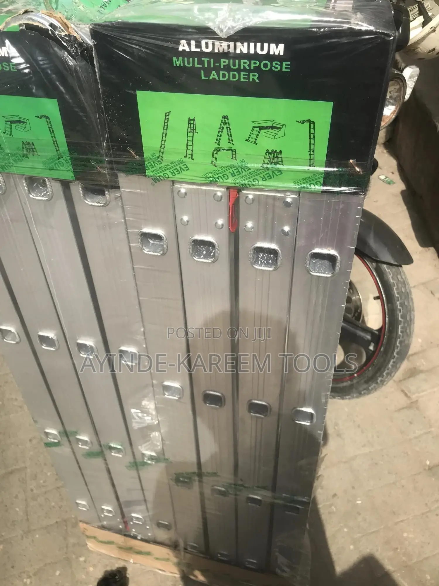 Aluminum Multipurpose Foldable Ladder 4 X 4 16steps (150kg)