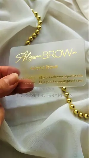 Transparent Business Card