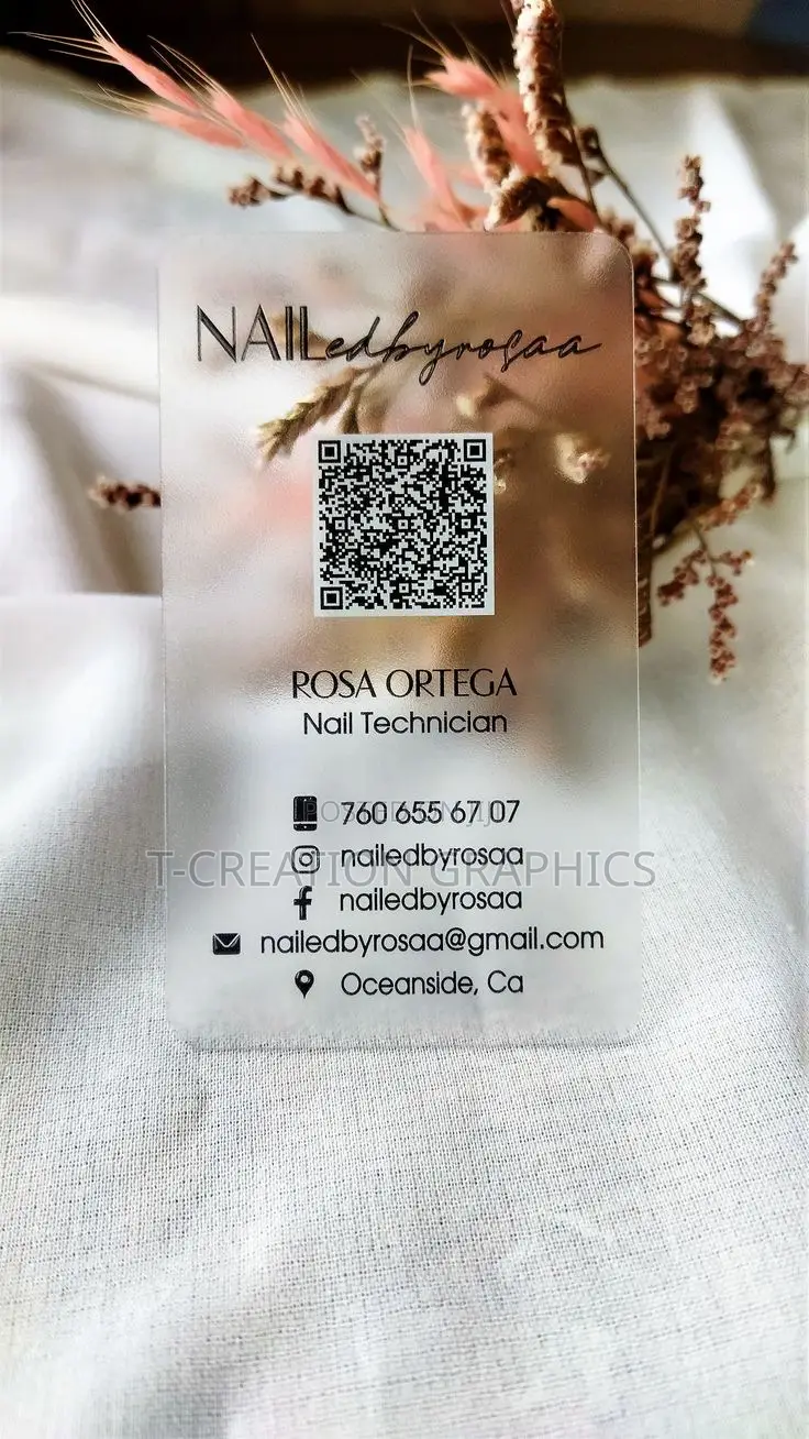 Transparent Business Card