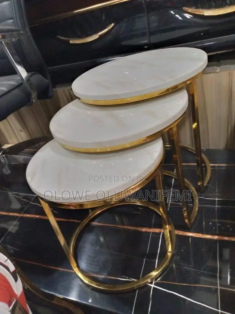 3 in 1 Versace Marble Stools