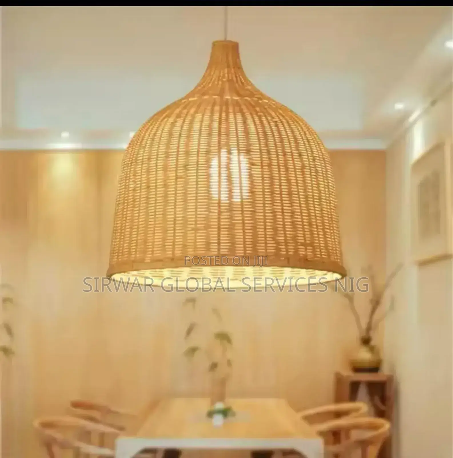 Crafts Dinning Basket Drop Light