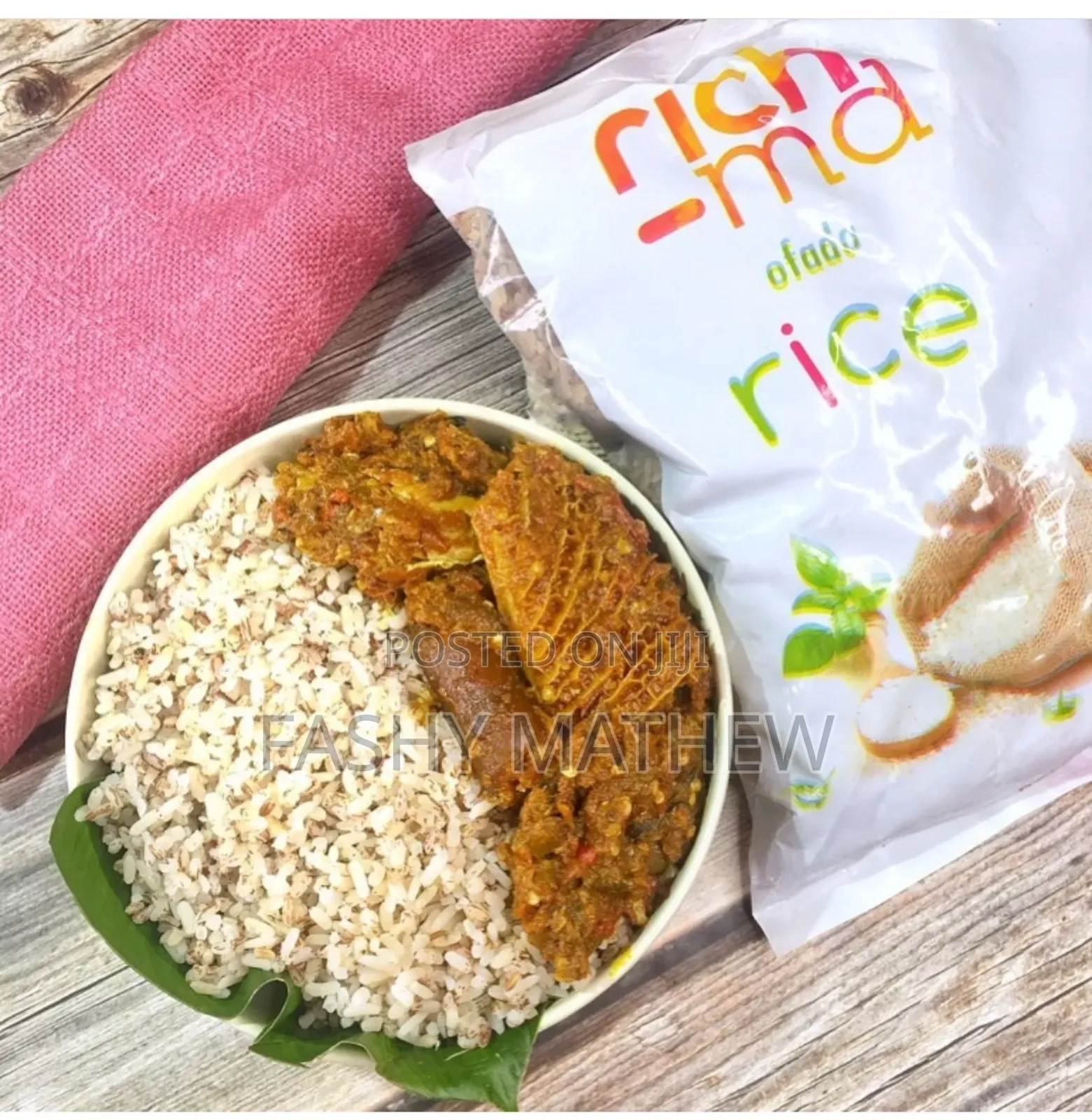 Ofada Rice, Plantain Flour
