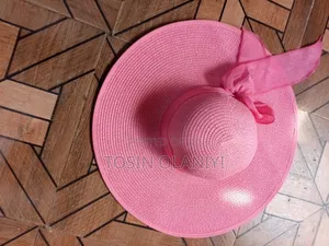 Photo - Pink Colour Beach Hat