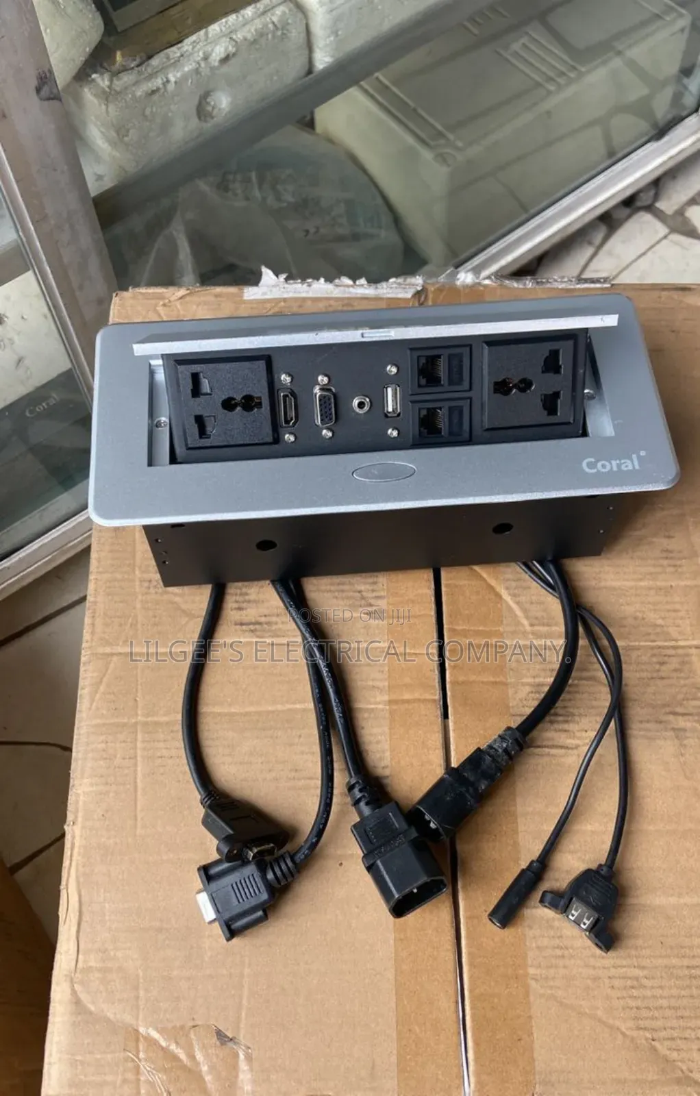 Original Coral Table / Desk Socket