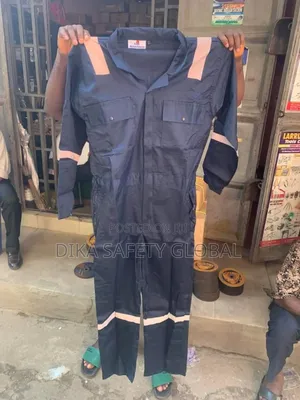 Safety Fire Coverall Blue/Orange Color Available
