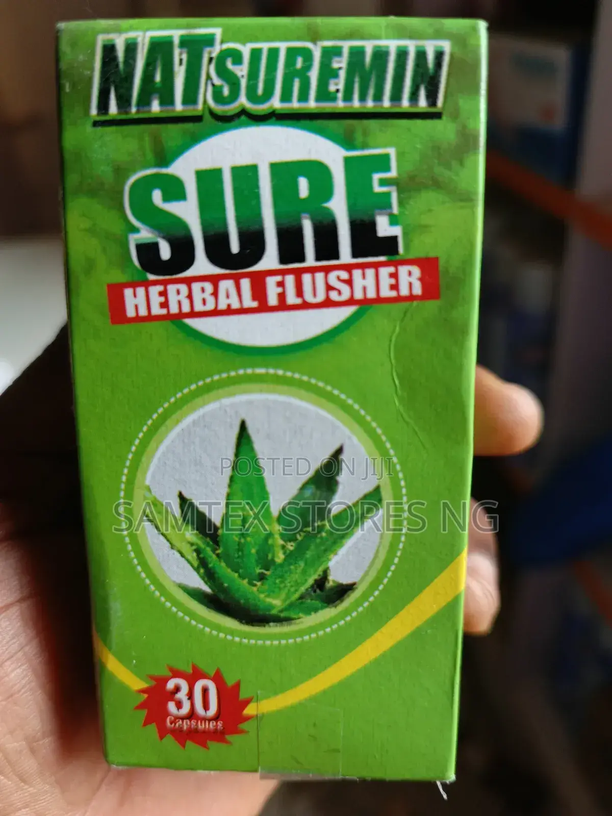 Sure Herbal Flusher Capsule.