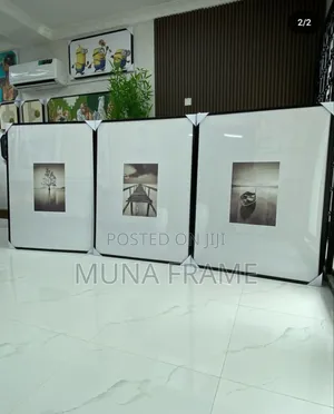 Three Units of Acrylic Glass Frame