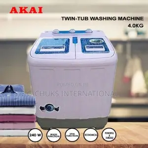 AKAI Twin Tub Mini Washing Machine - 4.0kg