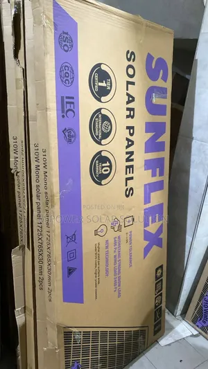 310 Watts Sunflex Mono Solar Panel