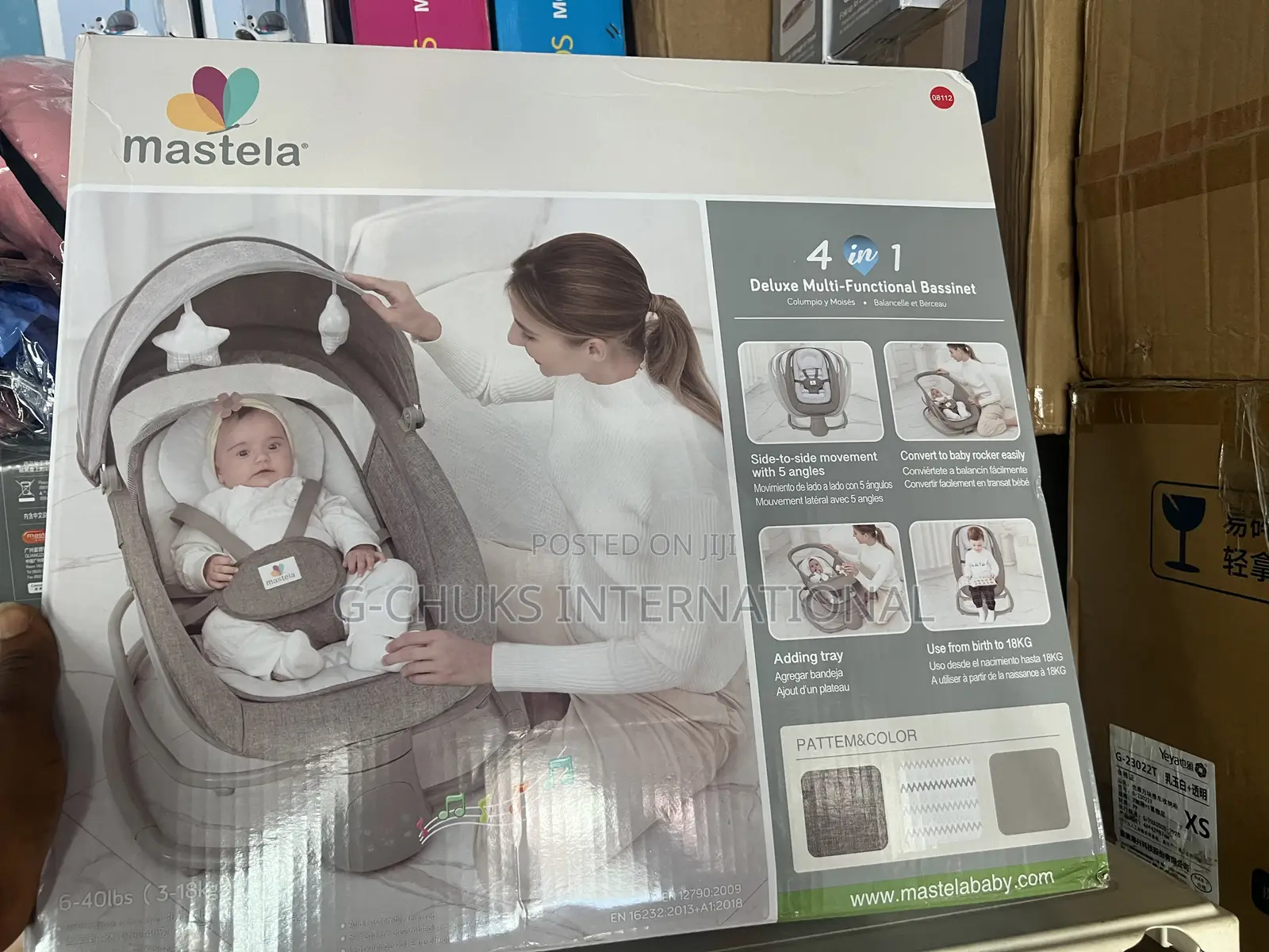 Mastela 4 in 1 Deluxe Multi-Functional Bassinet