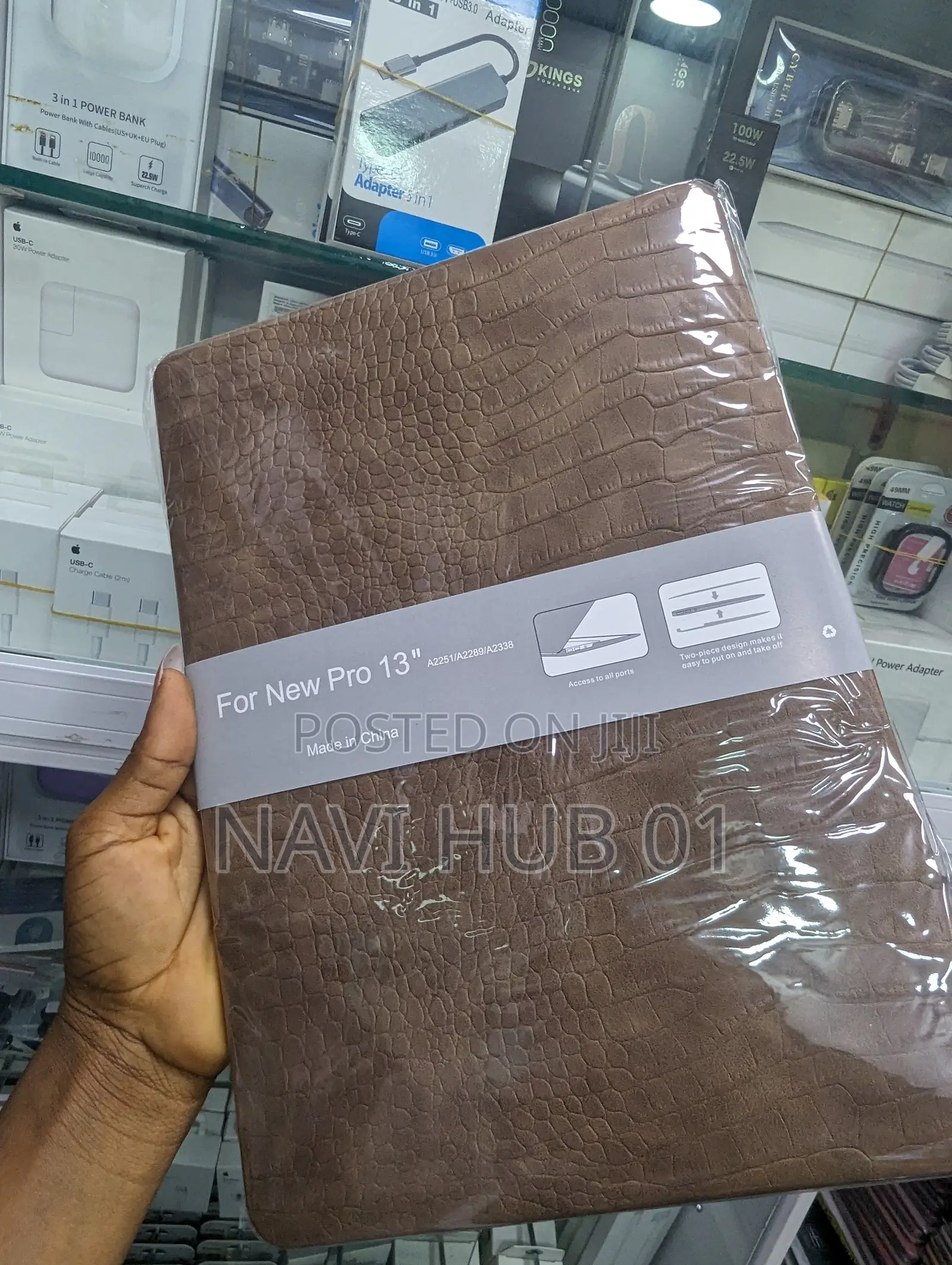 Macbook Leather Casings With Accessories