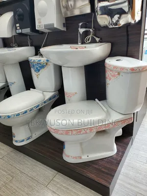 Flower Design Wc Set