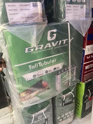 Solar Tubular Battery 230ah Gravity