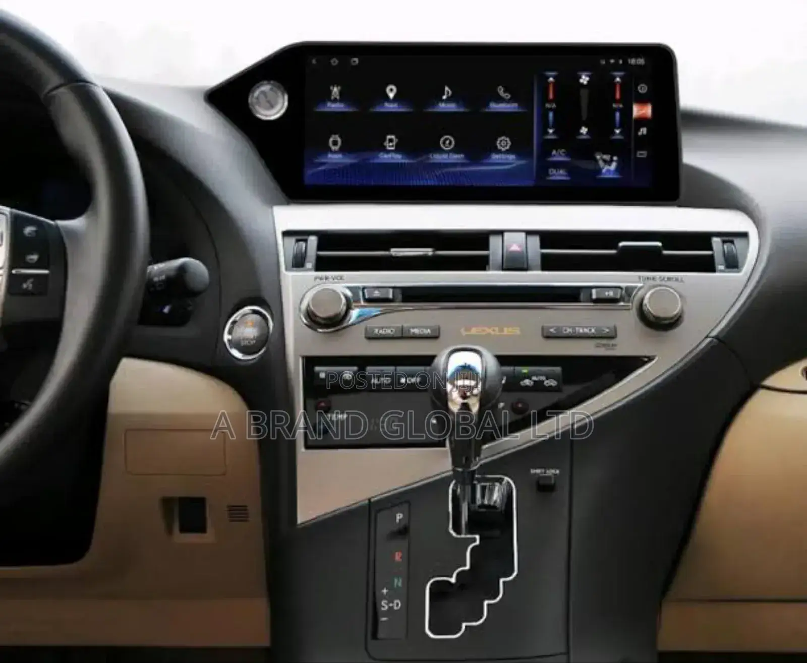 2009-2015 Lexus Rx 350 Tesla Android Navigation System