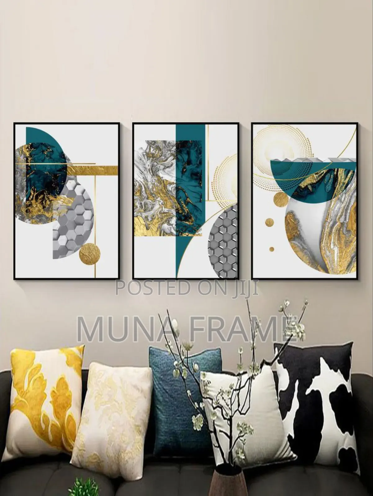 3pcs Polyester Wall Sticker