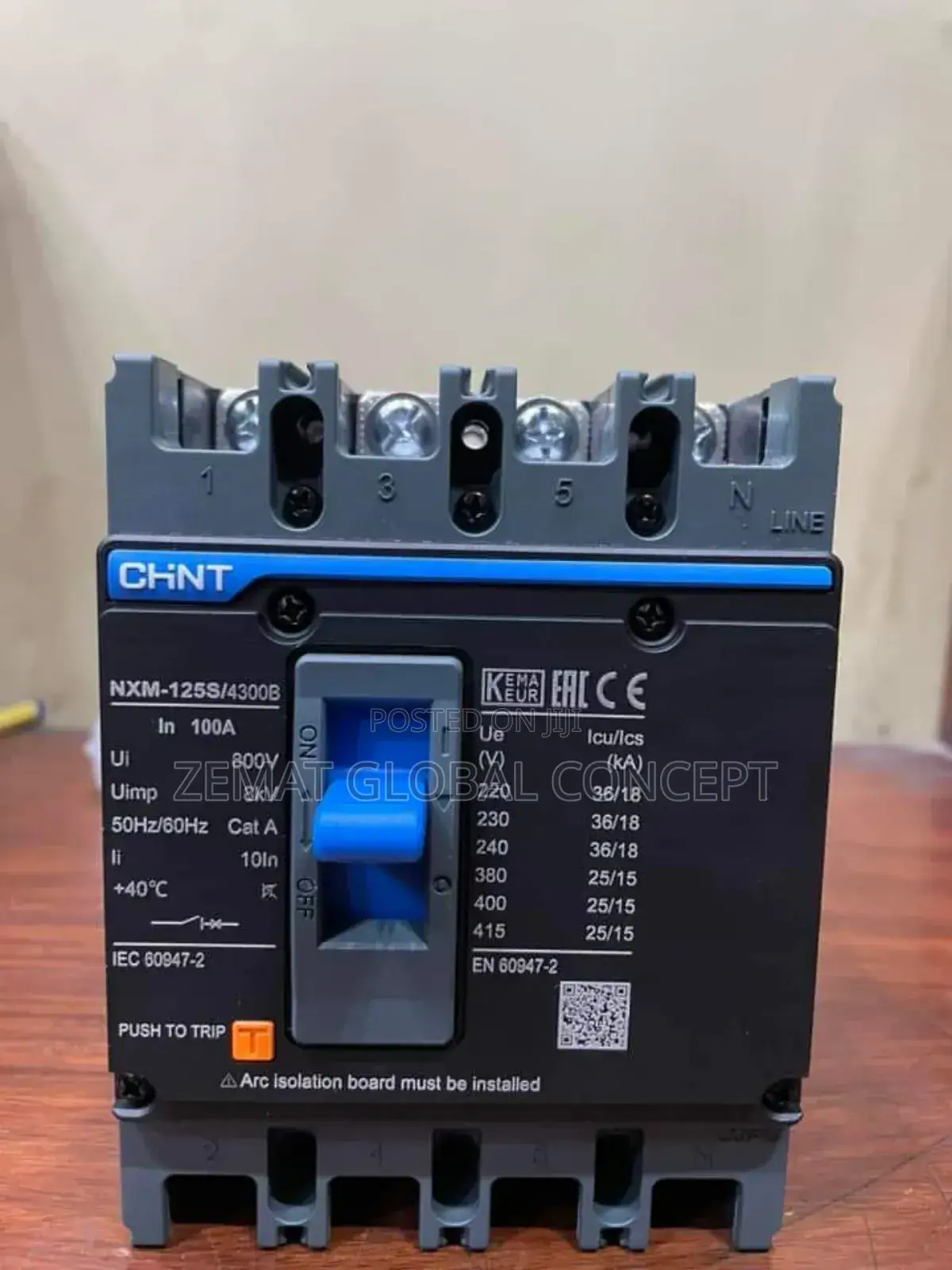 100A Chint McCb Breaker 4pole