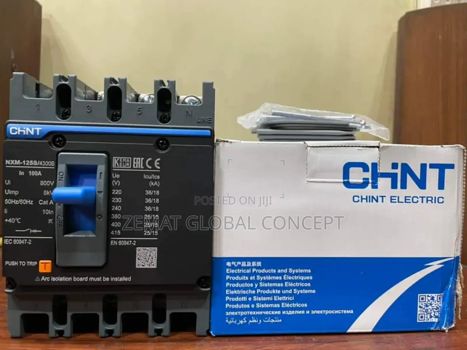 100A Chint McCb Breaker 4pole