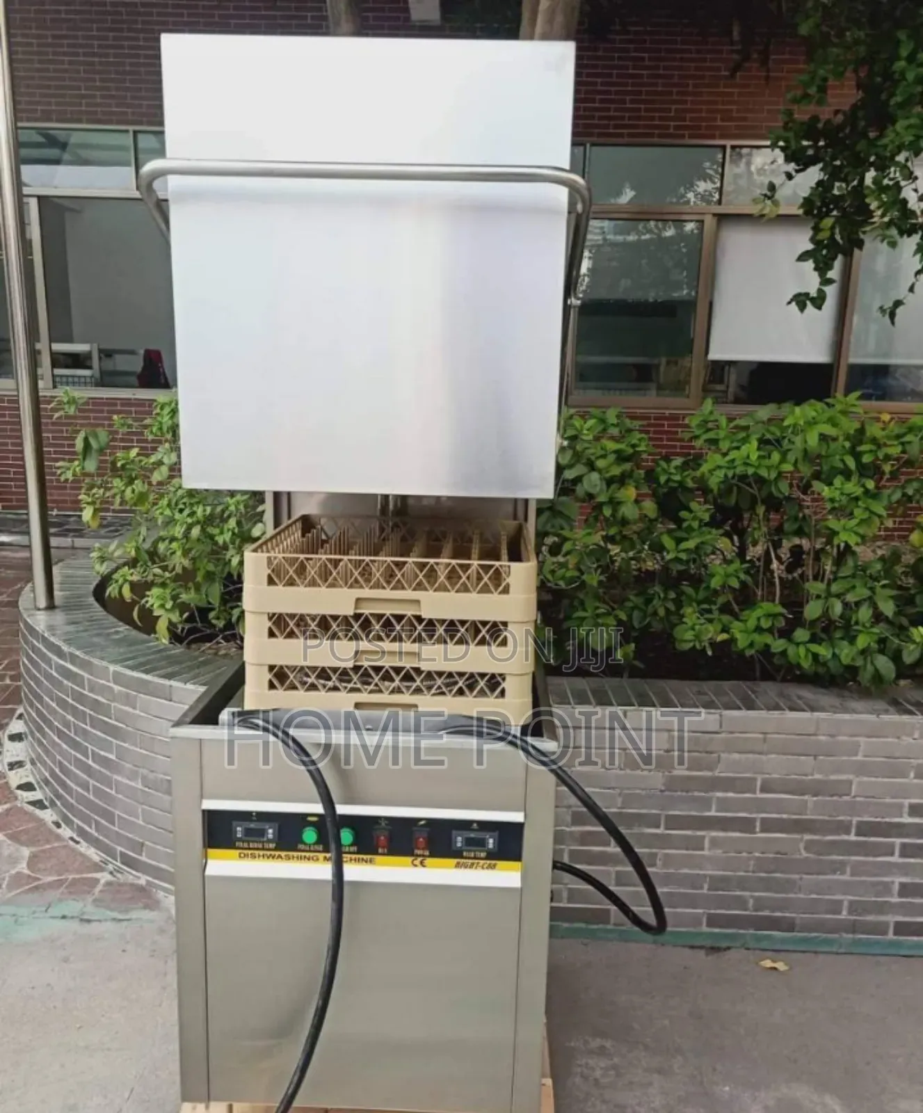 Industrial Hood Type Dish Washer