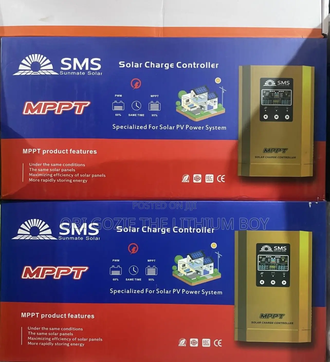 60A SMS MPPT Solar Charge Controller Available in Stock