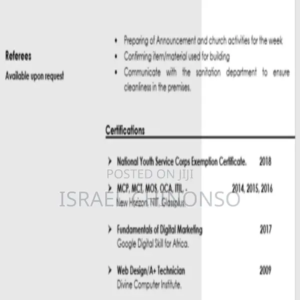 Computing It Cv