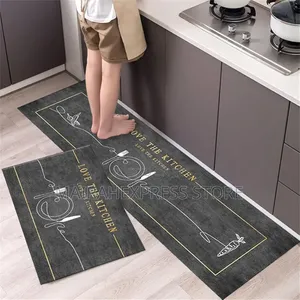 2in1 Non Slip Anti Fatigue Kitchen Floor PVC Mat 4 Kitchen