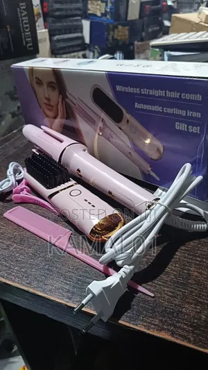 5 In 1 Automatic Hair Curler, Curling Iron,With 360 Rotating