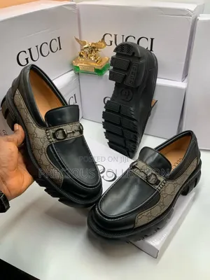 Men's Gucci Leather Double Sole Shoes