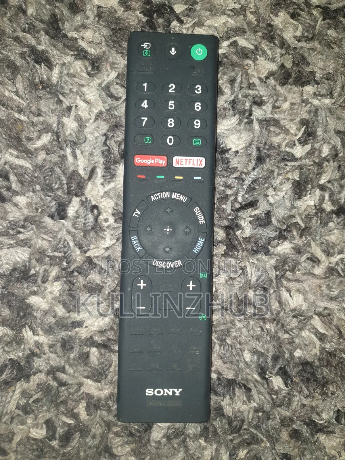 Original UK Sony Smart Android Google Voice TV Remote