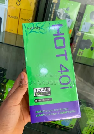 New Infinix Hot 40i 128 GB Black