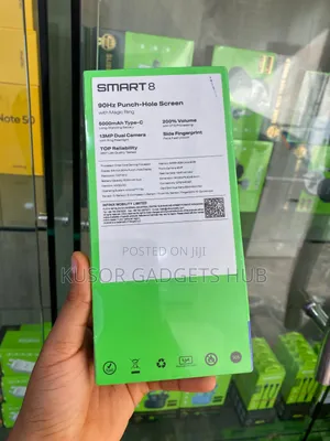 New Infinix Smart 8 64 GB Black