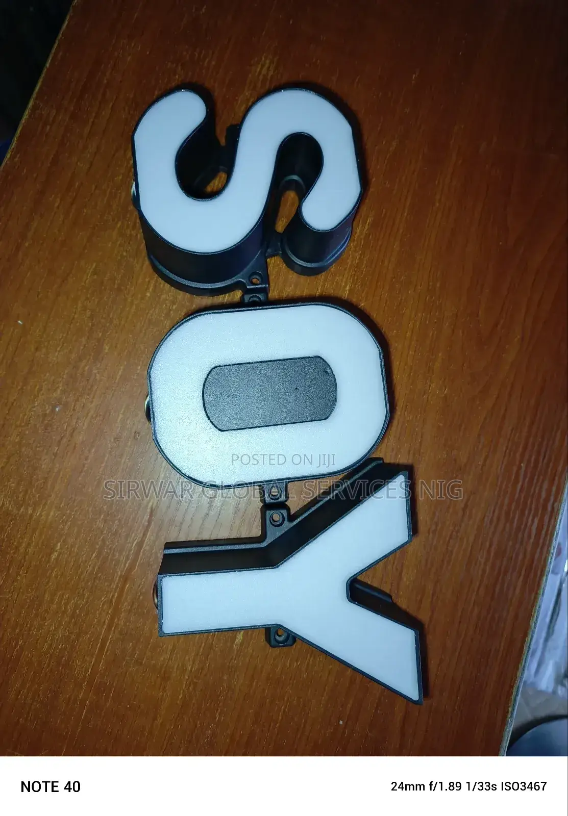 Alphabet Wall Light 