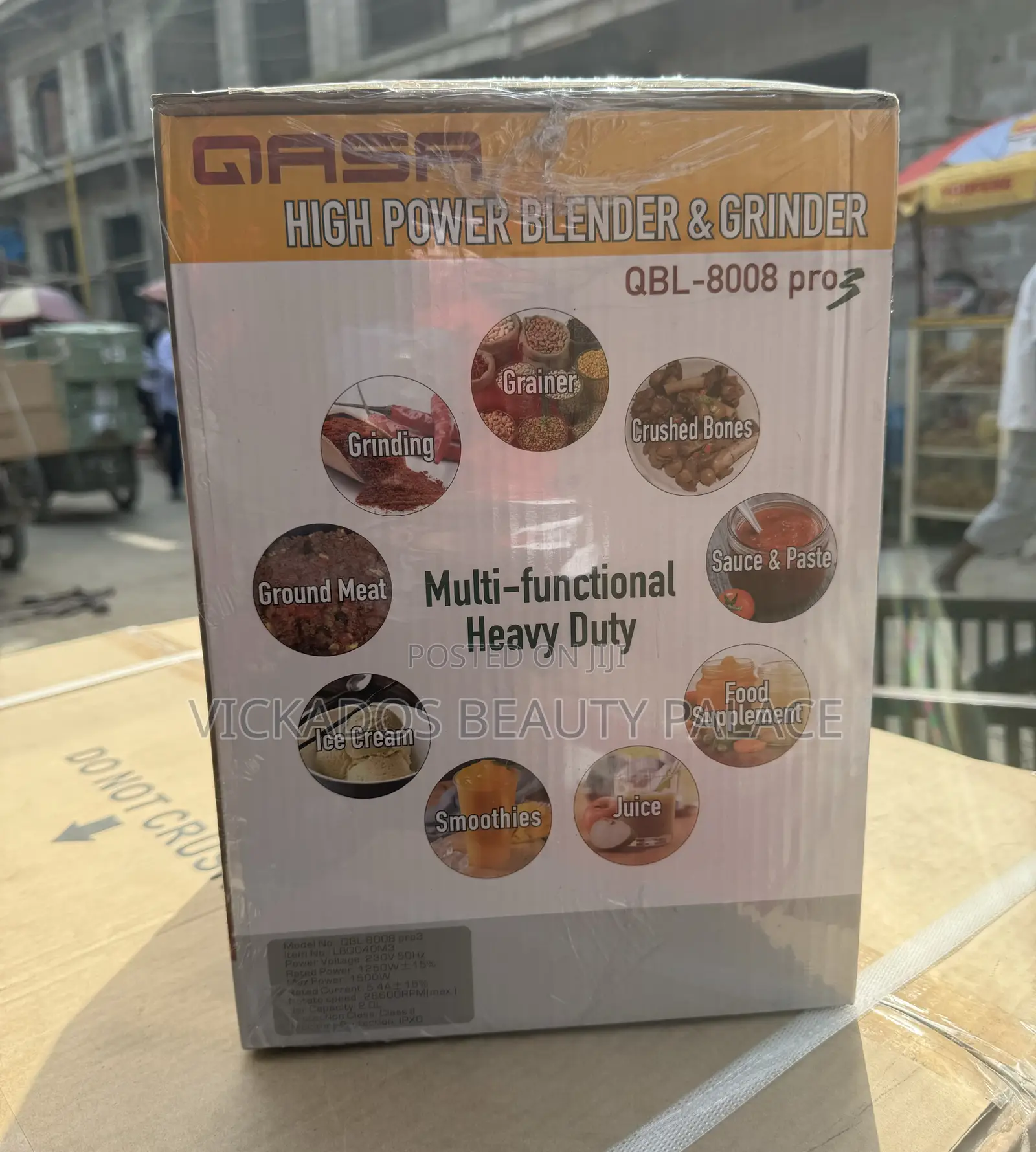 QASA Higher Power Blender Grinder