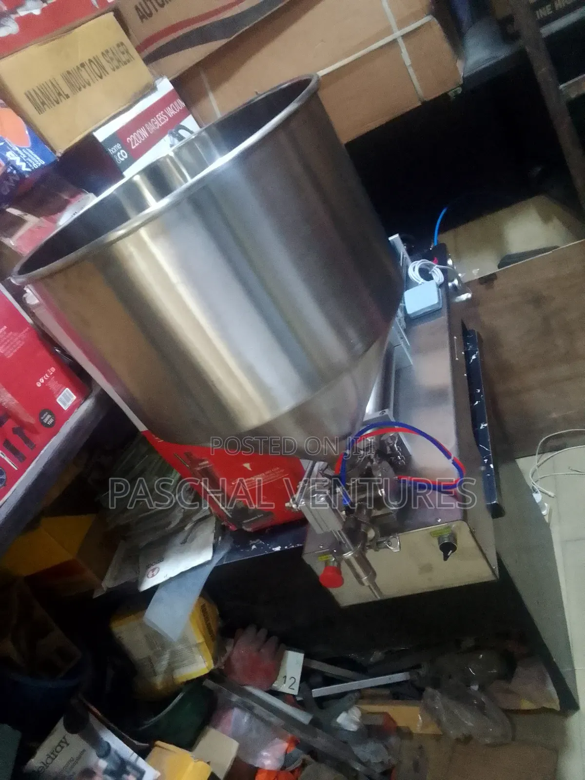 Liquid Paste Filler Machine With Double Noozle