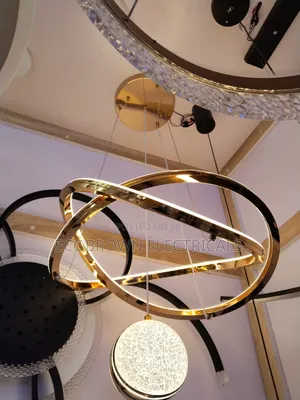 Modern Gold Chandelier Fitting Light