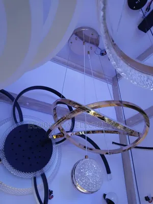 Modern Gold Chandelier Fitting Light