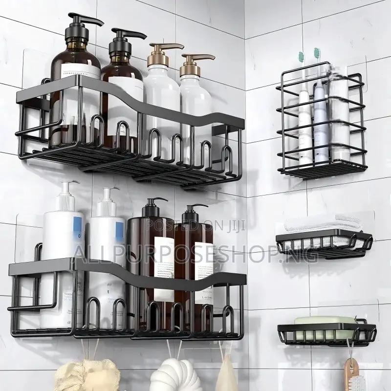 5pcs Bathroom Storage Rack