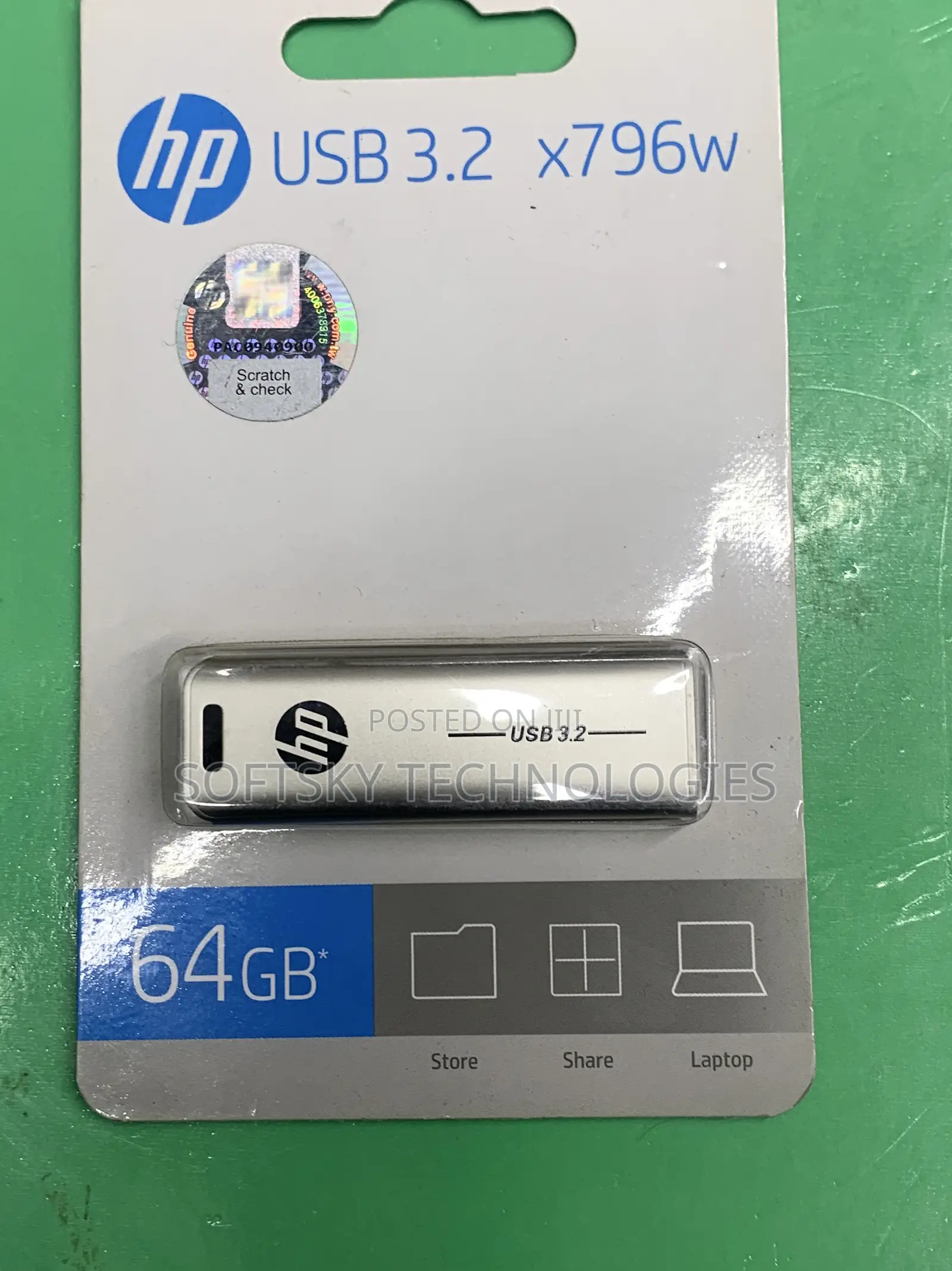 Hp 64gb Usb3.2 Flash Drive