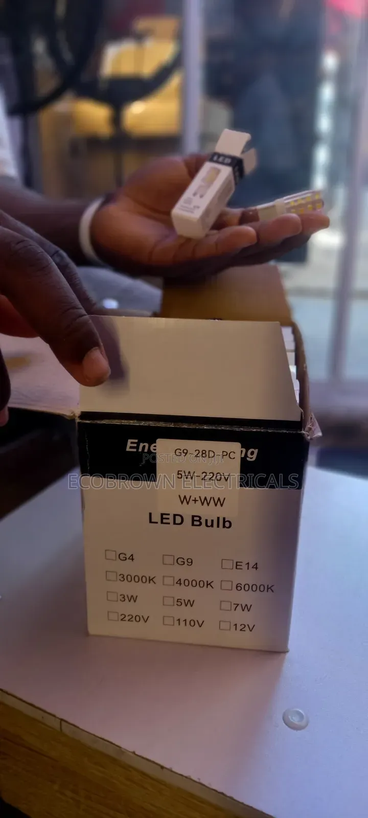 G9 Led Bulb Double Color White and Worm White