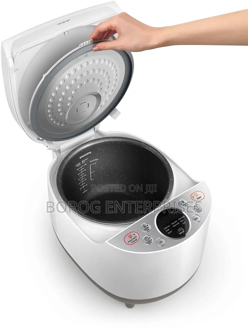 Philips Digital 1.8l Rice Cooker-Hd4515/55