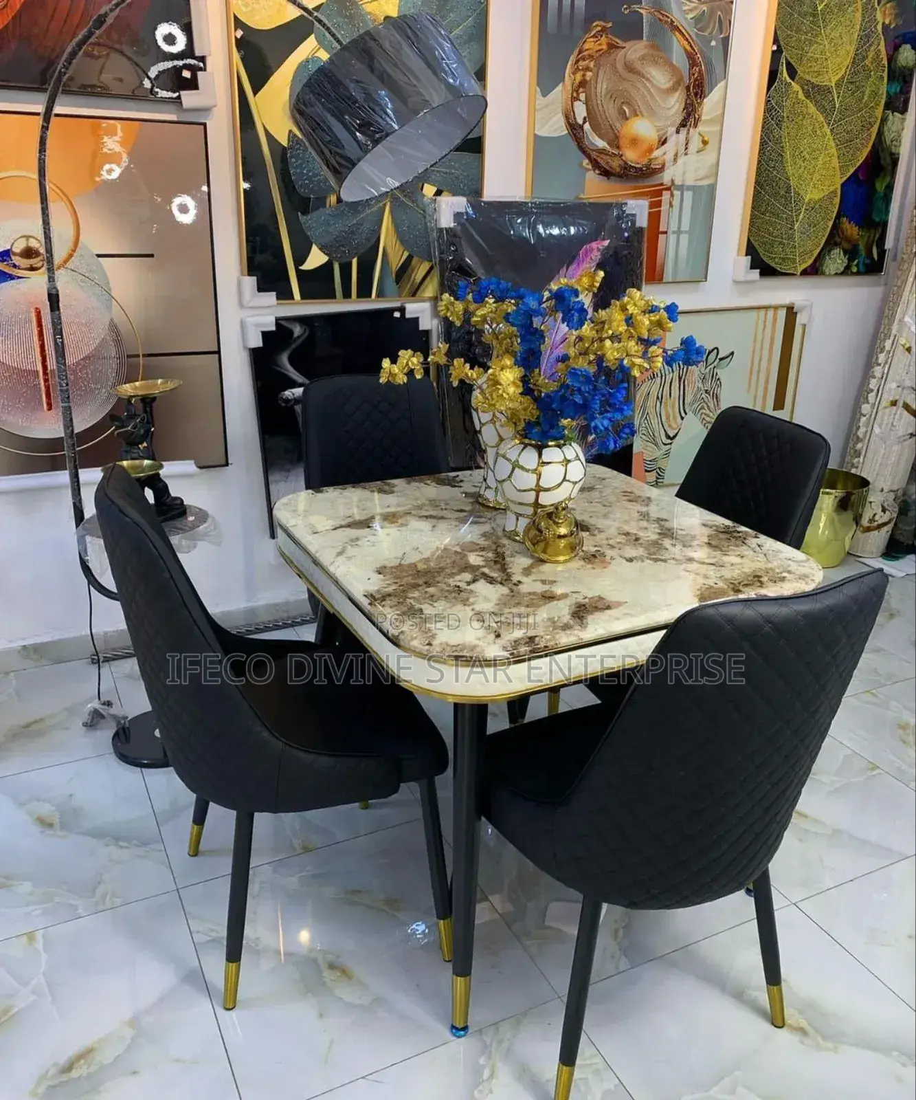 Dining Set With 4 Chairs
