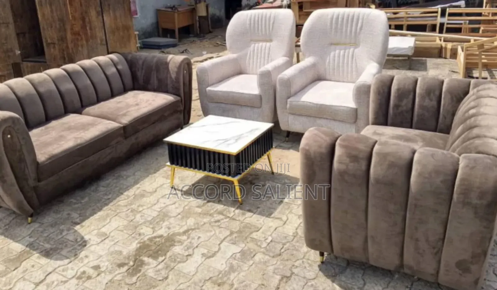 7 Seater Designer Fabric Sofa