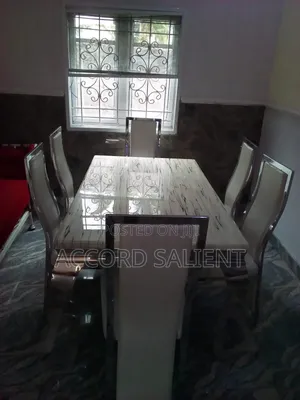 6 Seater Marble Dining Set