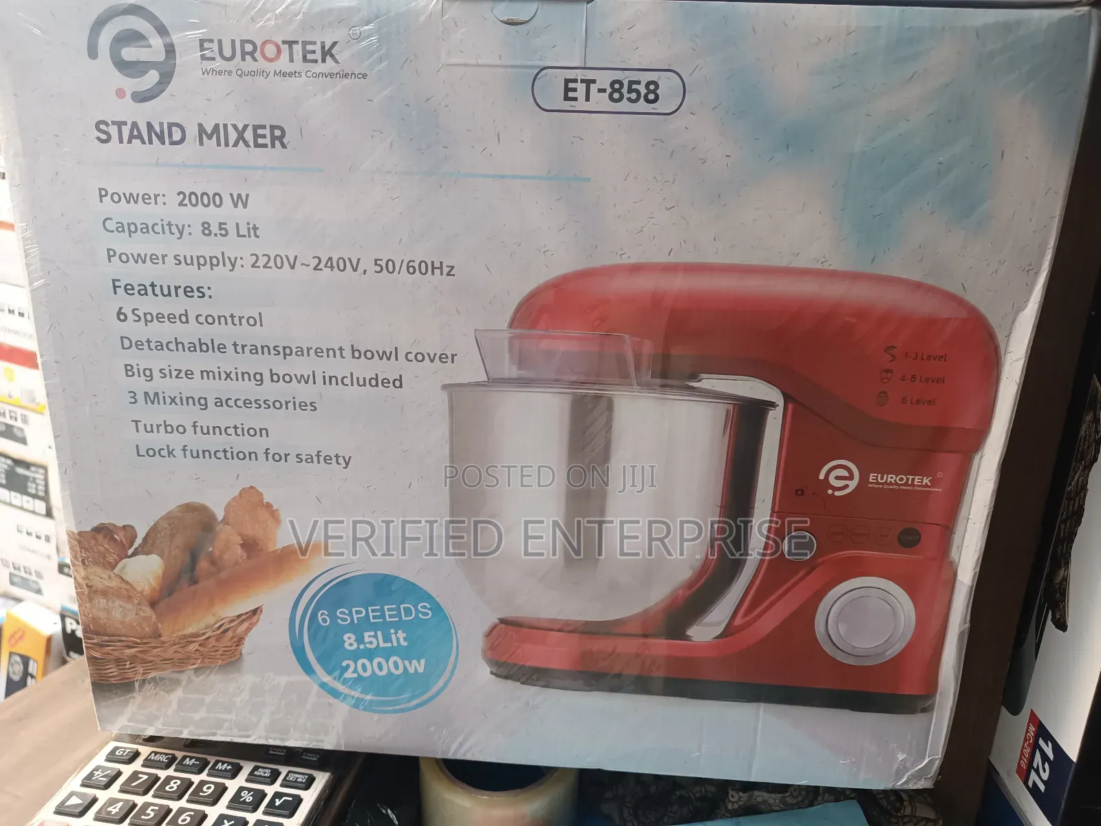 Eurotek Stand Mixer - 8.5L