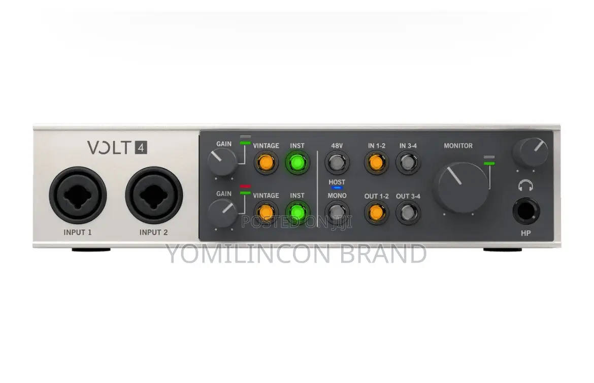 Universal Audio Volt 4 USB Recording Studio Audio Interface