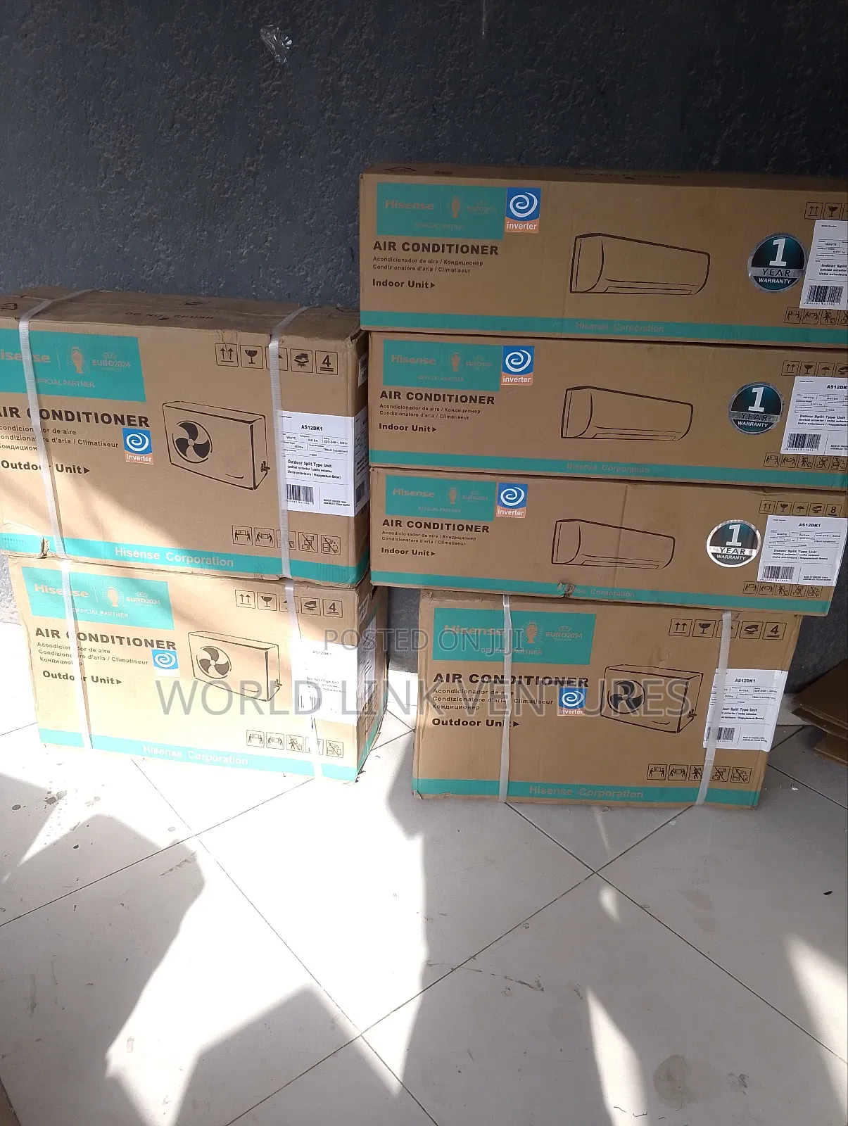 Hisense Split Unit Inverter Ac 1.5 Hp Persent Cooper