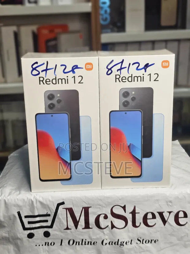 New Xiaomi Redmi 12 128 GB Silver in Wuse Mobile Phones