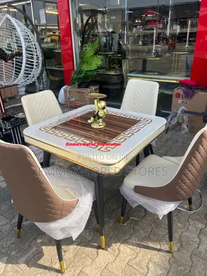 Marble Dinning With 4 Chairs