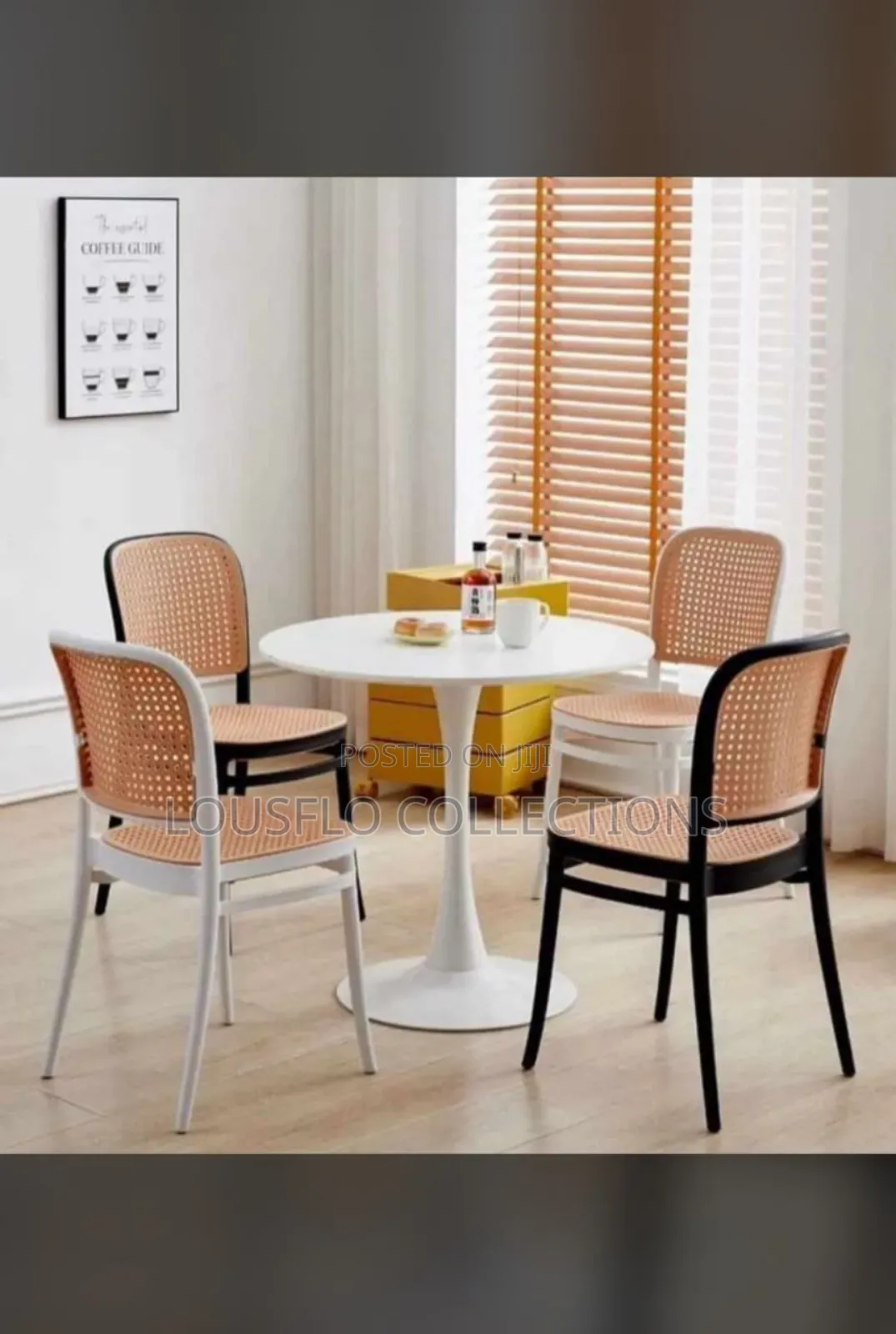 4 Seaters Quality Plastic Sitting Dinning Det